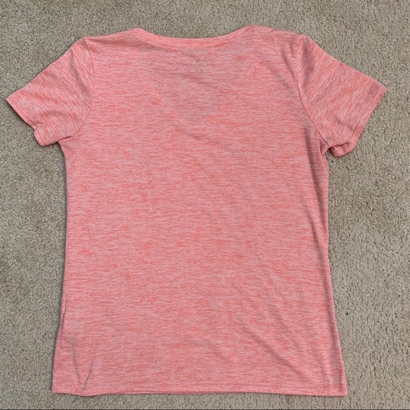 Nike Dri Fit Short Sleeve Tee Size Medium Orange - Picture 2 of 5